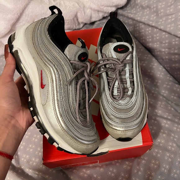 NIKE Air Max 97 OG QS GS 'Silver Bullet 2017 - Picture 7 of 7